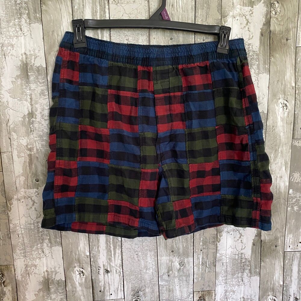 L.L. Bean red and blue patch boxer short M-Reg